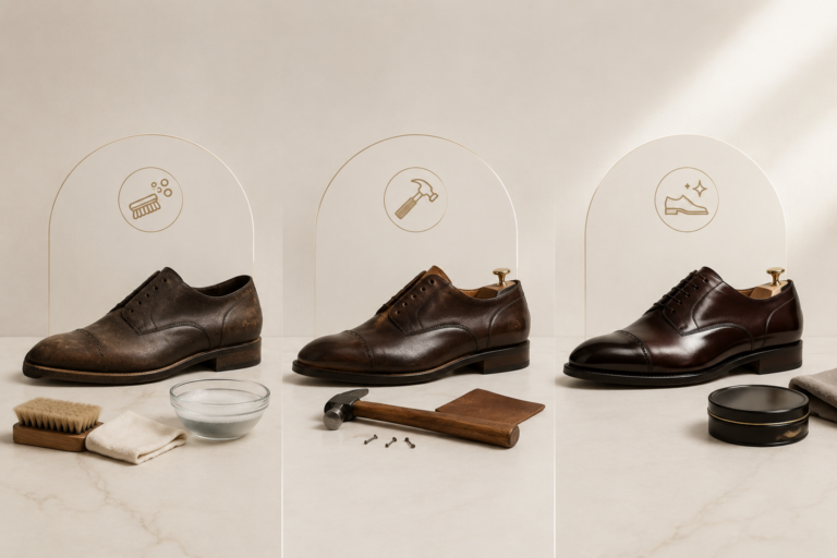Premium sneaker restoration and leather revival studio, Calicut